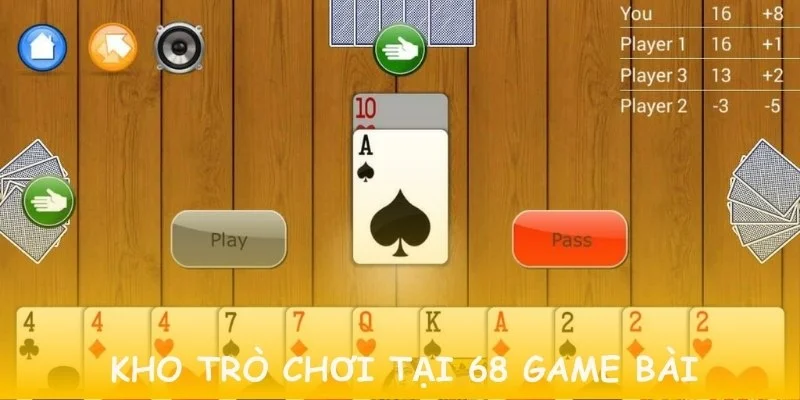 Giới thiệu 68 game bài với hàng loạt trò chơi thú vị
